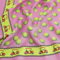 Golf Balls scarf 53 Pink pic 2